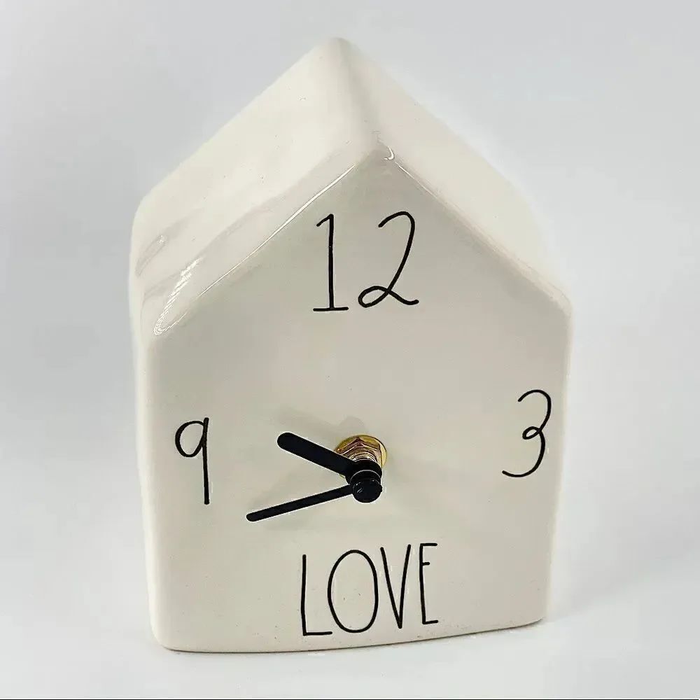 Rae Dunn by Magenta White Love Clock